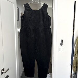 Lucy & Yak size 22 (UK 24) black corduroy jumpsuit